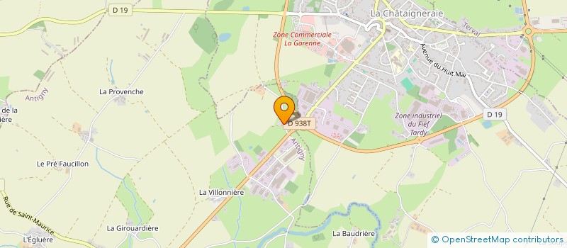 localisation de l'entreprise LOGIDECOR à CHATAIGNERAIE (LA)