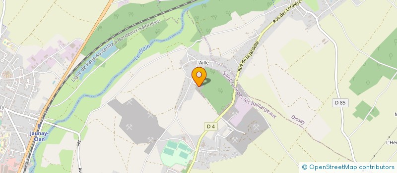 localisation de l'entreprise LOGIDEM à SAINT-GEORGES-LES-BAILLARGEAUX