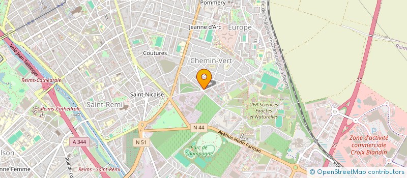 localisation de l'entreprise LOGIEST EXPRESS  REIMS