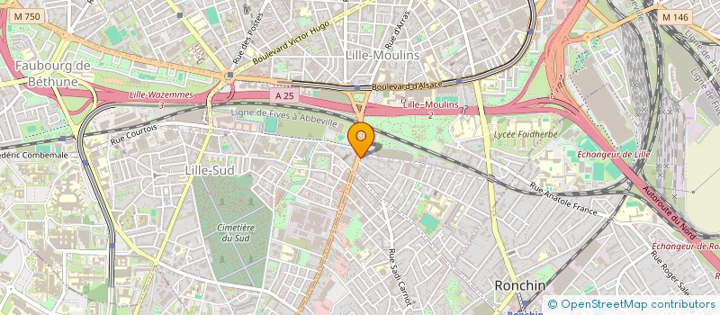 localisation de l'entreprise LOGIFINANCES à LILLE