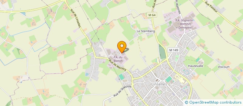 localisation de l'entreprise LOGIFLEX à LINSELLES