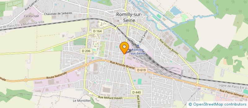 localisation de l'entreprise LOGIFORM à ROMILLY-SUR-SEINE