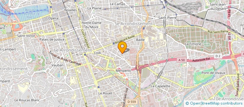 localisation de l'entreprise LOGIFORTH INFORMATIQUE à MARSEILLE