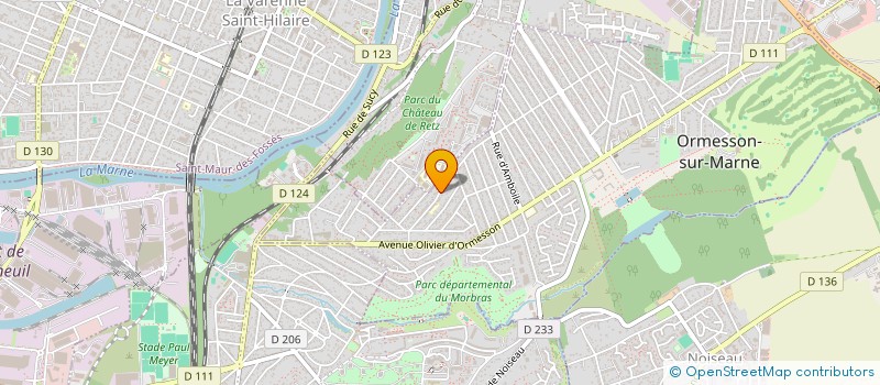 localisation de l'entreprise LOGIFRAIS à ORMESSON-SUR-MARNE