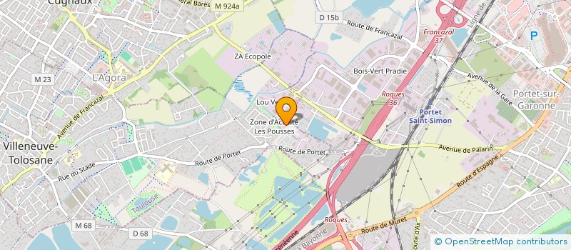 localisation de l'entreprise LOGIFRET SOLUTIONS à VILLENEUVE-TOLOSANE