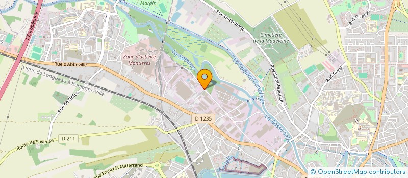 localisation de l'entreprise LOGIGAZ-NORD  AMIENS