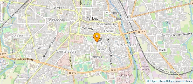 localisation de l'entreprise LOGIGRAAM  TARBES