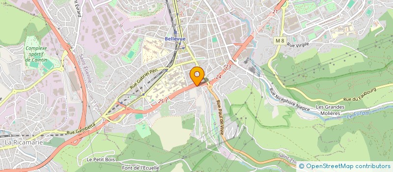 localisation de l'entreprise LOGIK  SAINT-ETIENNE