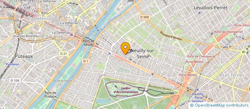 localisation de l'entreprise LOGILAT SERVICES à NEUILLY-SUR-SEINE