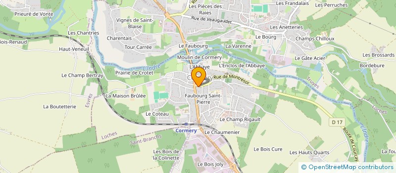 localisation de l'entreprise LOGIMA  CORMERY