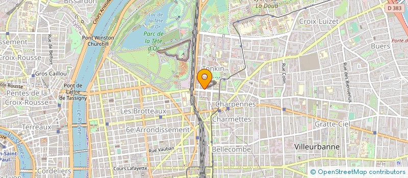 localisation de l'entreprise LOGIMAC à VILLEURBANNE