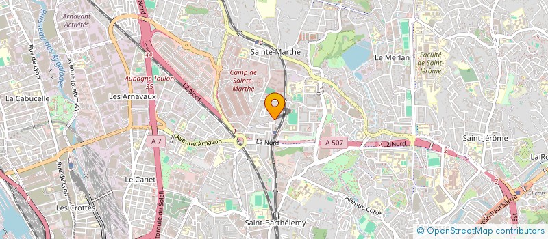 localisation de l'entreprise LOGIMASUD  MARSEILLE