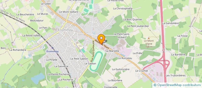 localisation de l'entreprise LOGIMAT à ECOMMOY