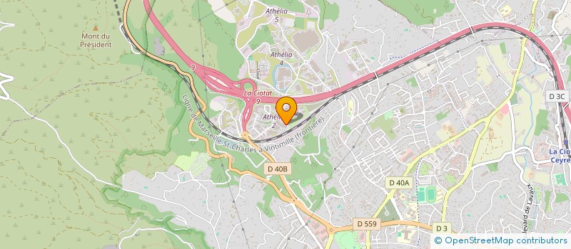 localisation de l'entreprise LOGIMED à LA CIOTAT