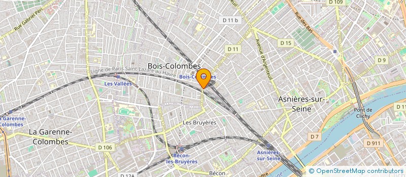 localisation de l'entreprise LOGIMEDIA  ASNIERES-SUR-SEINE