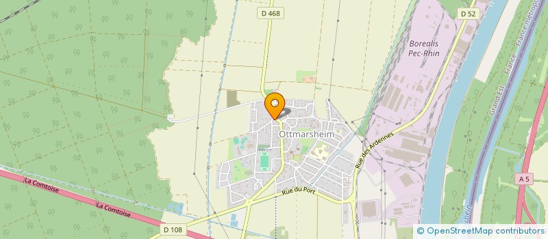 localisation de l'entreprise LOGIMEY  OTTMARSHEIM