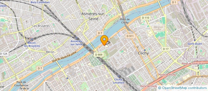 localisation de l'entreprise LOGIMMO à CLICHY