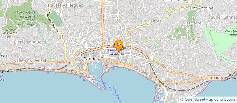 localisation de l'entreprise LOGIMOB JAL DIFFUSION à CANNES
