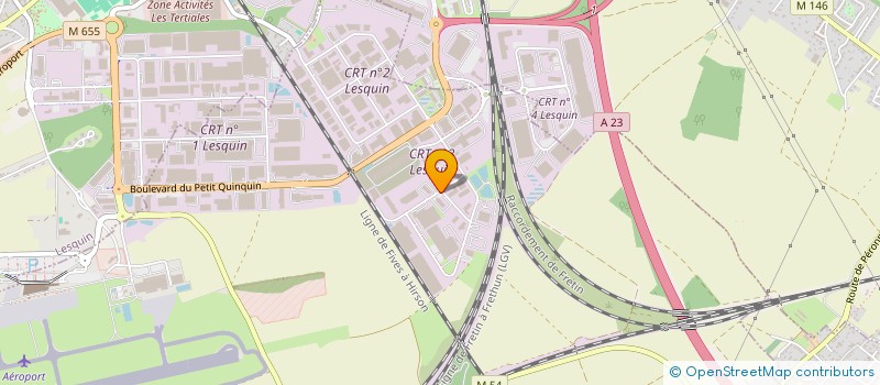 localisation de l'entreprise LOGIMPEX à FRETIN