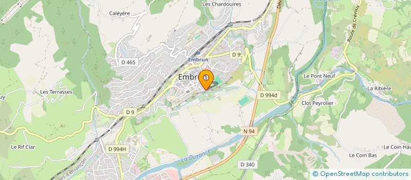 localisation de l'entreprise LOGIMPLANT à EMBRUN