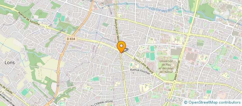 localisation de l'entreprise LOGIPACK SERVICES à PAU