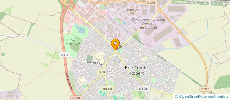 localisation de l'entreprise LOGIPACT à BRIE-COMTE-ROBERT