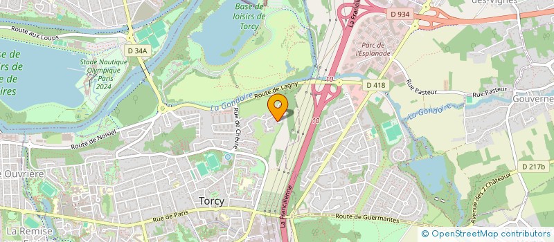 localisation de l'entreprise LOGIPAGE à TORCY