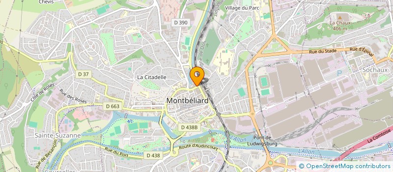 localisation de l'entreprise LOGIPAIE - RH à MONTBELIARD