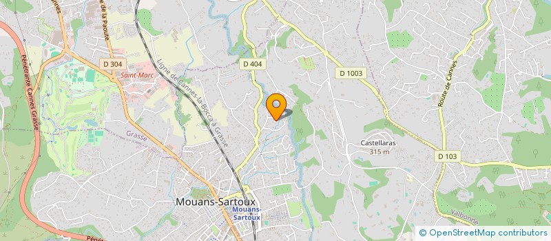 localisation de l'entreprise LOGIPI à MOUANS-SARTOUX
