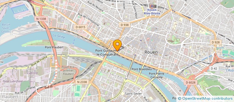 localisation de l'entreprise LOGIPIERRE à ROUEN