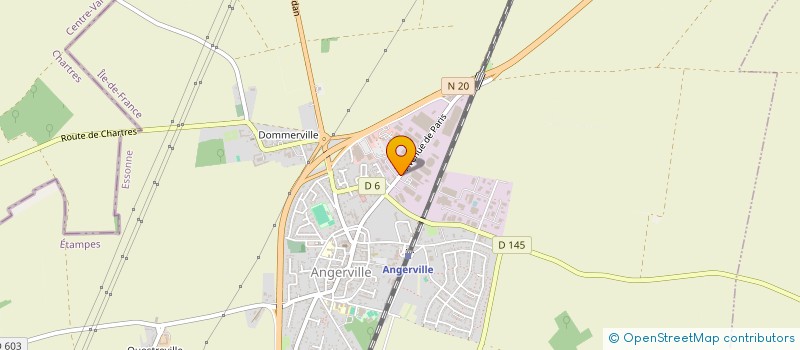 localisation de l'entreprise LOGIPORTES à ANGERVILLE