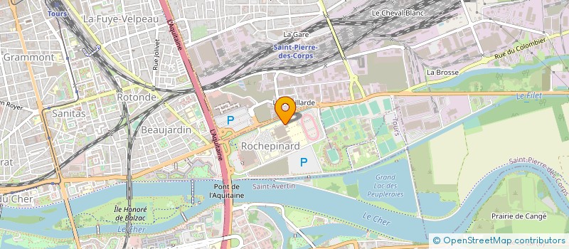 localisation de l'entreprise LOGIPREST à TOURS