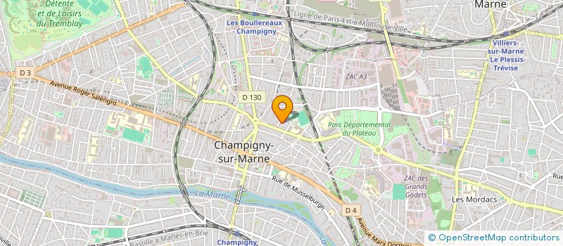 localisation de l'entreprise LOGIPRO à CHAMPIGNY-SUR-MARNE