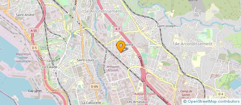 localisation de l'entreprise LOGIRENT à MARSEILLE