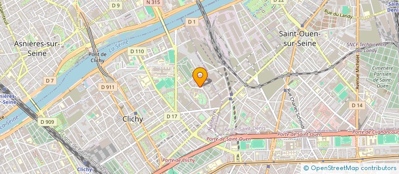 localisation de l'entreprise LOGIREST à CLICHY
