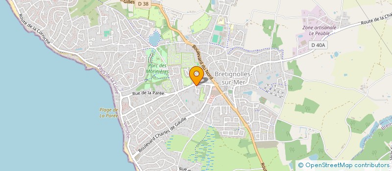 localisation de l'entreprise LOGIRUN  BRETIGNOLLES-SUR-MER