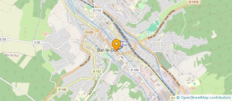 localisation de l'entreprise LOGIS 5 à BAR-LE-DUC