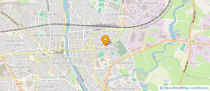 localisation de l'entreprise LOGIS 53 à LAVAL