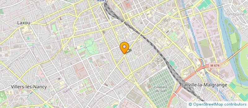 localisation de l'entreprise LOGIS 54  NANCY