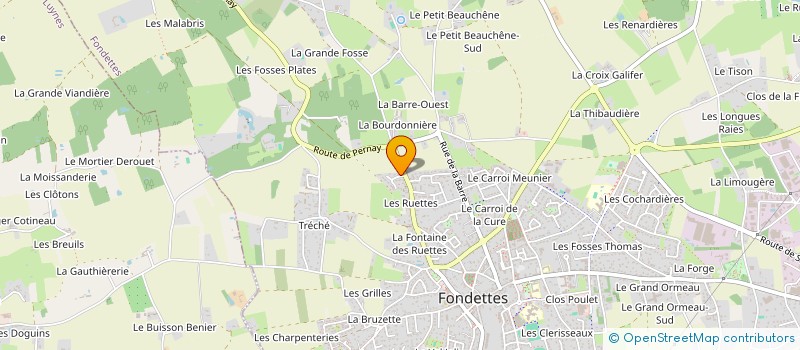 localisation de l'entreprise LOGIS BAMBOU  FONDETTES