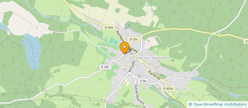 localisation de l'entreprise LOGIS BOIS à CIREY-SUR-VEZOUZE