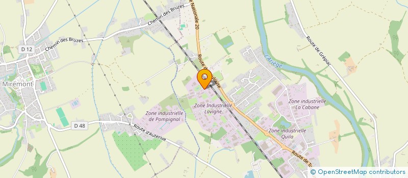 localisation de l'entreprise LOGIS BOXES  AUTERIVE