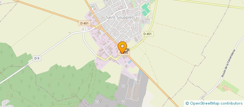 localisation de l'entreprise LOGIS BRIARD  SAINT-SOUPPLETS