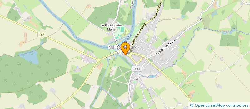 localisation de l'entreprise LOGIS CIEL à MALICORNE-SUR-SARTHE