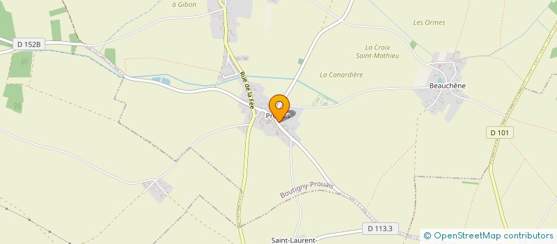localisation de l'entreprise LOGIS CONCEPT ET SERVICES à BOUTIGNY-PROUAIS