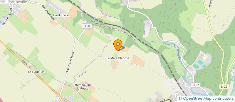 localisation de l'entreprise LOGIS CONFORT NORMANDIE  PAVILLY