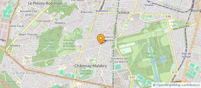 localisation de l'entreprise LOGIS-CONSEIL à CHATENAY-MALABRY