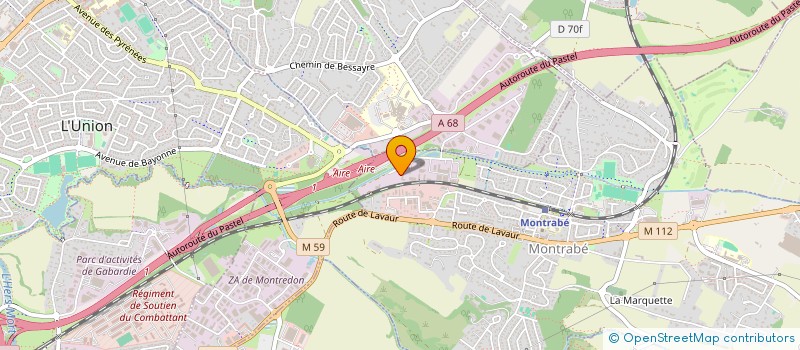 localisation de l'entreprise LOGIS CONSEIL RENOVATION à MONTRABE