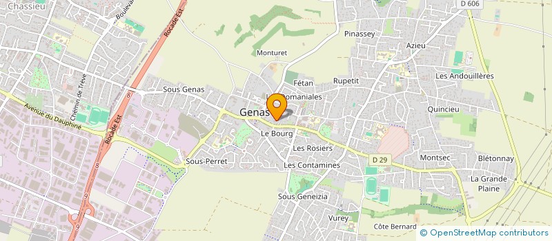 localisation de l'entreprise LOGIS COURTAGE  GENAS