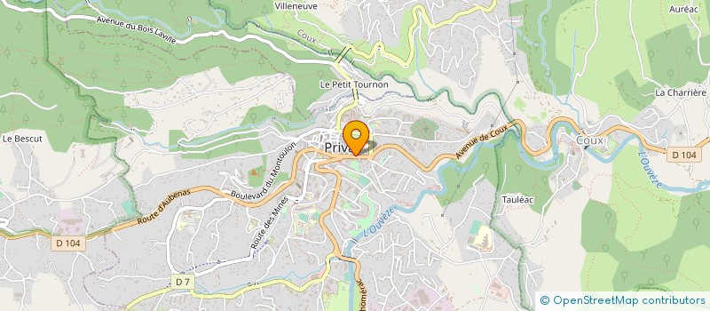 localisation de l'entreprise LOGIS DE FRANCE ARDECHE à PRIVAS